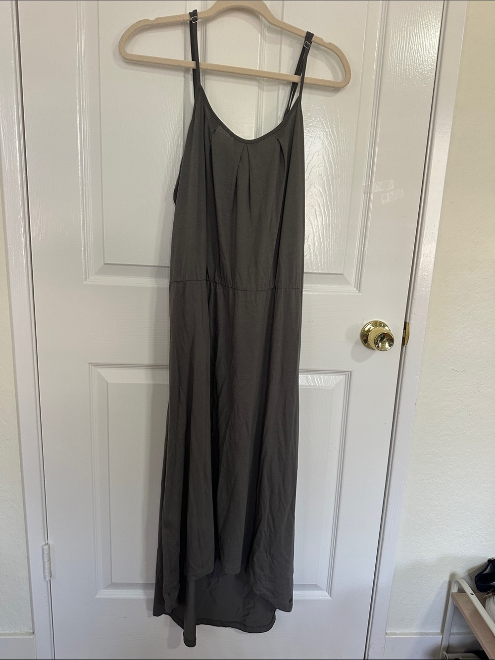 Aritzia Women's Flowing Slip Dress in Dark Gray